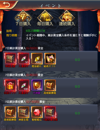 G123『繚乱綺譚(りょうらんきたん)』イベント「天の報酬」実施!-img-1